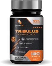 Load image into Gallery viewer, Tribulus Terrestris Extra Strong capsules x 180, 95% Saponins 1500mg per cap
